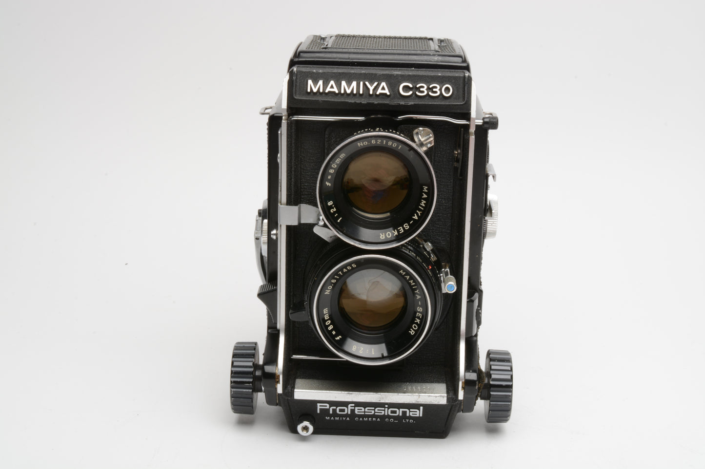 Mamiya C330 Professional 120 TLR camera w/80mm f2.8 lens, cap, new seals, Great!