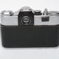 Cosmorex SE 35mm SLR Body Only w/1/2 bottom case, works *Read