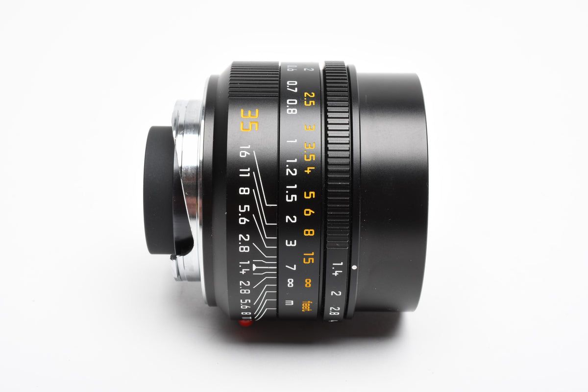 Leica Summilux-M 35mm F1.4 ASPH Black 6-Bit M Mount Lens #11726 Mint-, Boxed