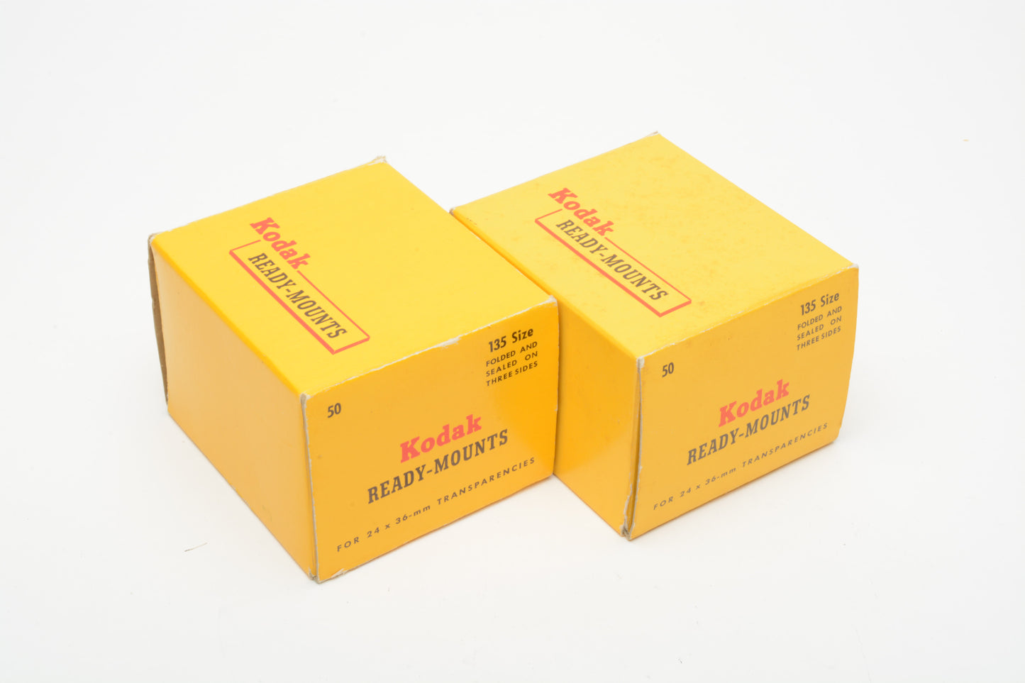 2X Kodak 135mm Ready Mounts 24x36mm cardboard (100 Mounts)