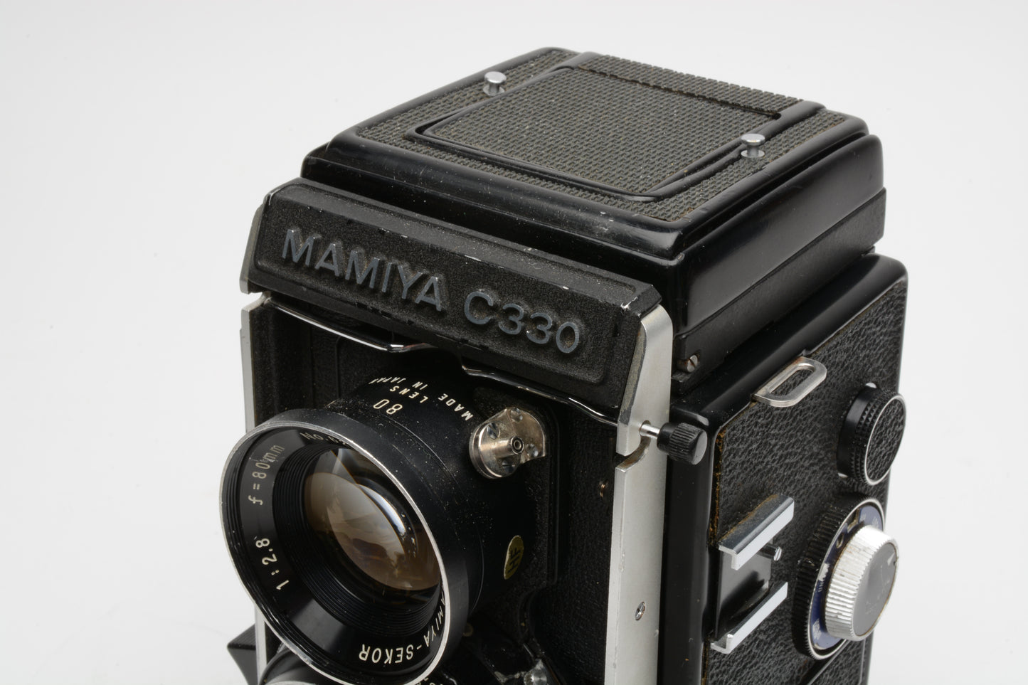 Mamiya C330 Professional 120 TLR camera w/80mm f2.8 lens, cap, new seals, Great!