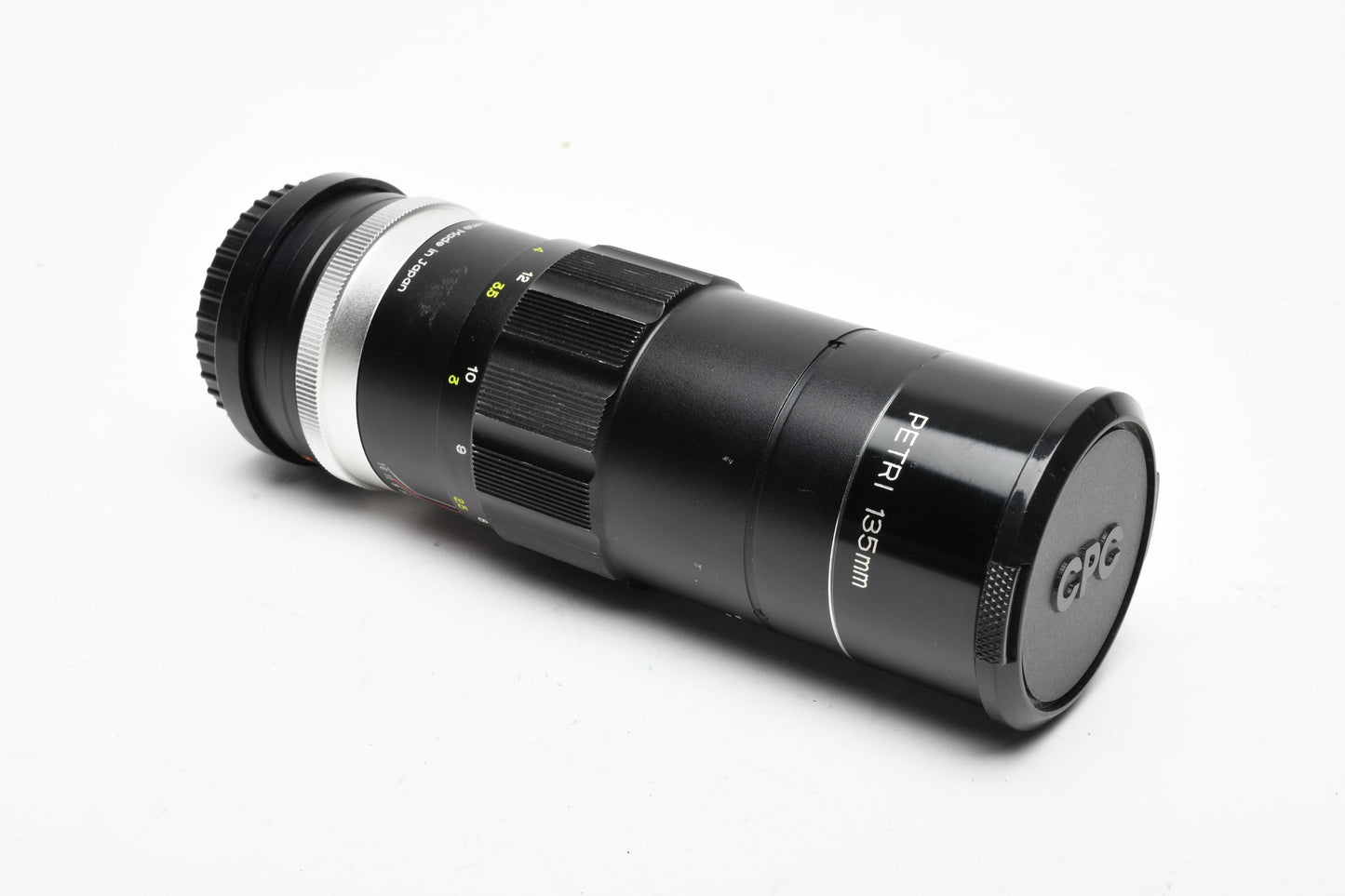 Petri 135mm F3.8 Telephoto Lens w/Caps, Good!
