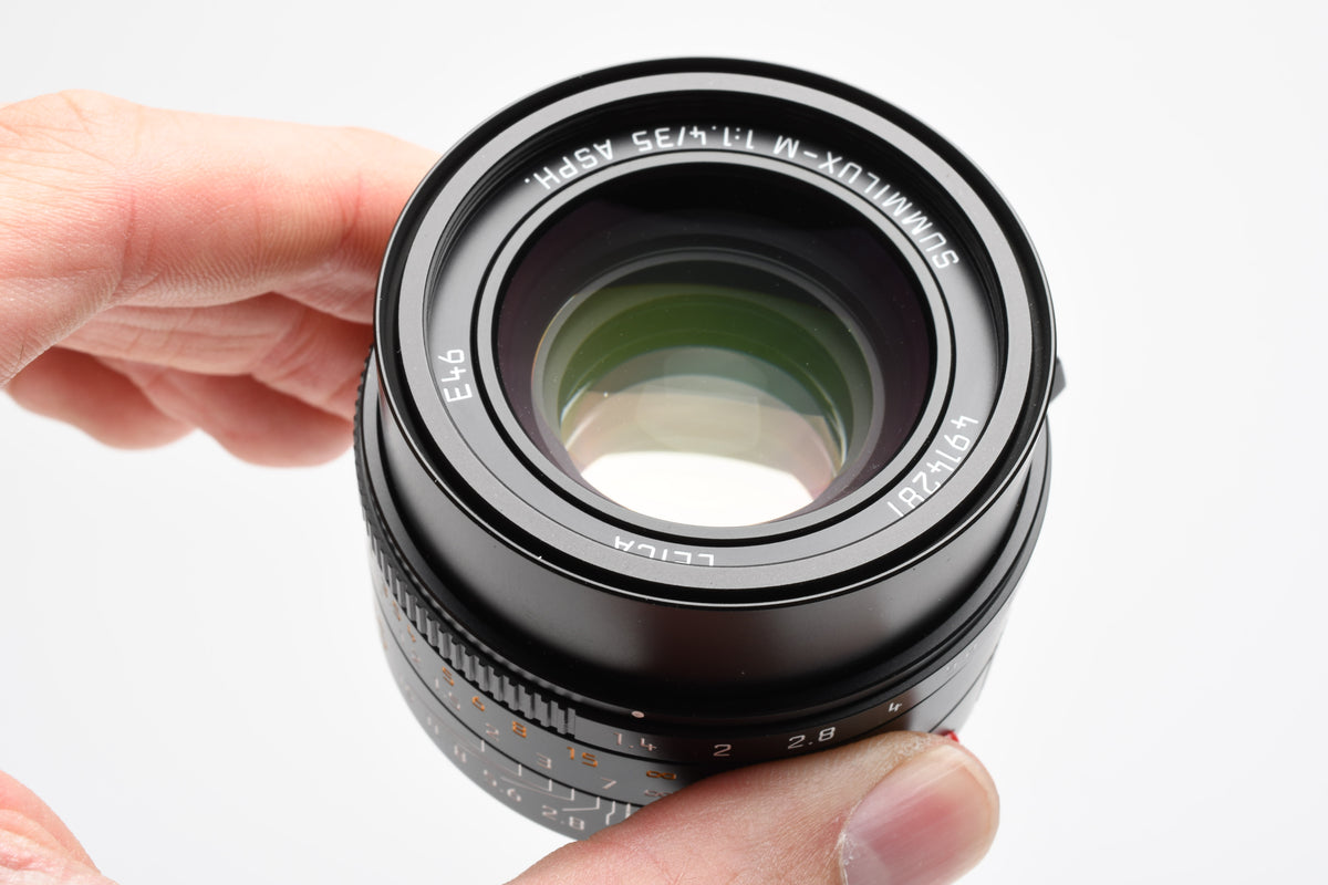 Leica Summilux-M 35mm F1.4 ASPH Black 6-Bit M Mount Lens #11726 Mint-, Boxed