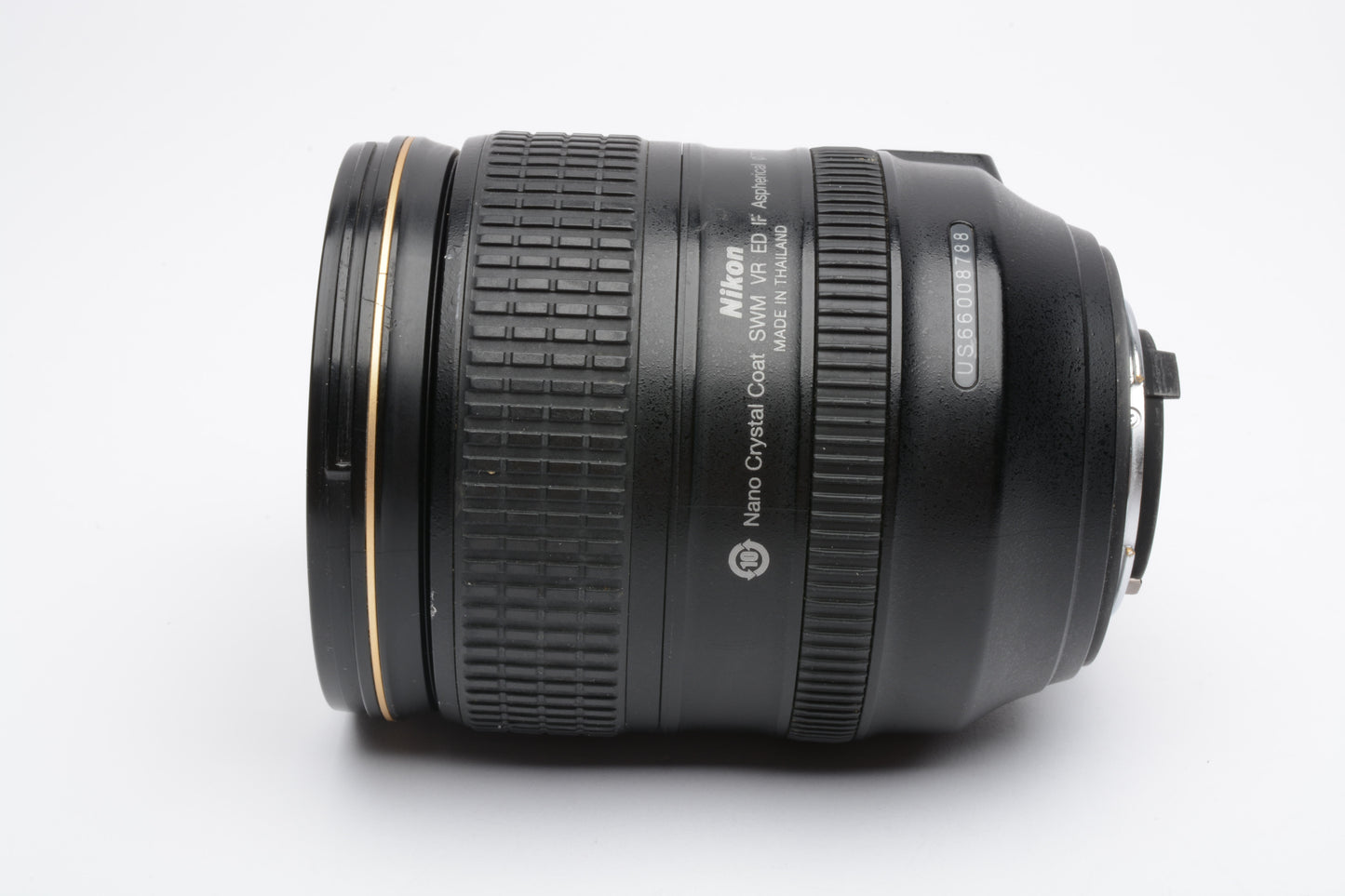 Nikon AF Nikkor 24-120mm f4G ED N VR w/Caps, hood, NO VR, Sharp!