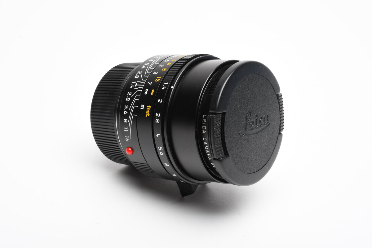 Leica Summilux-M 35mm F1.4 ASPH Black 6-Bit M Mount Lens #11726 Mint-, Boxed