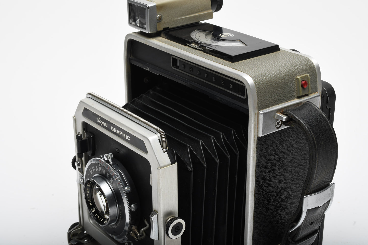 Graflex Super Graphic 4x5 camera w/135mm f4.7 lens, Tested, Great!