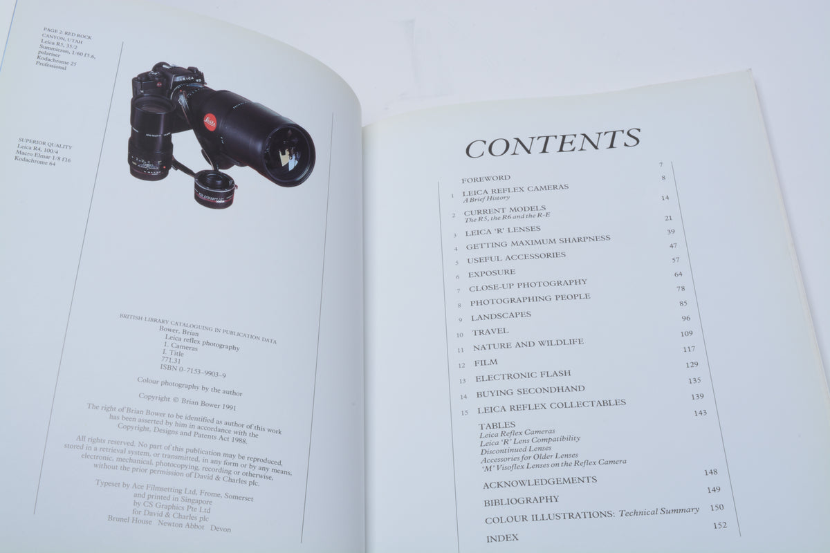Leica Reflex Photography softcover book by Brian Bower