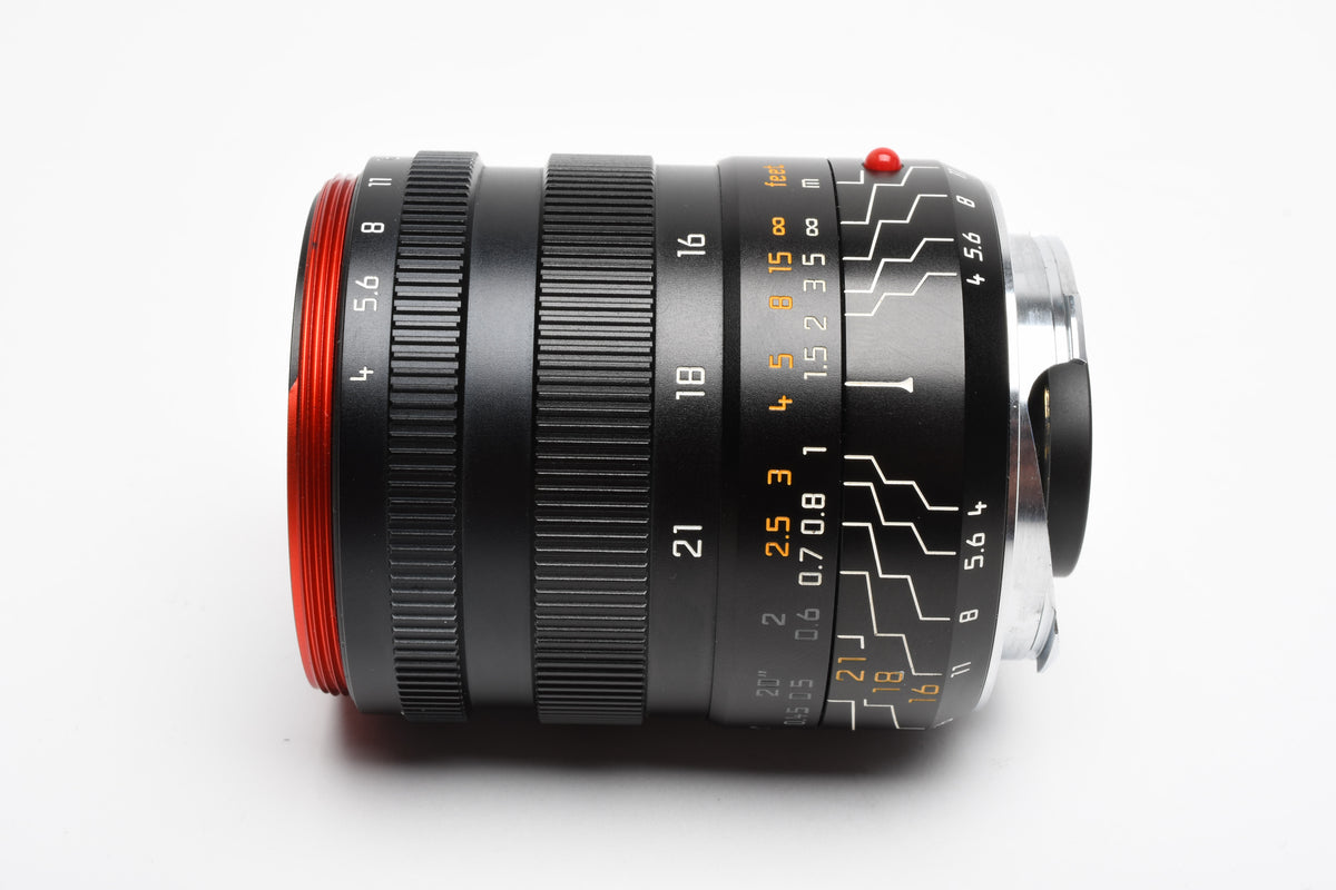 Leica Tri-Elmar-M 28-35-50mm F4 ASPH Black 6-Bit M Mount Lens #11626 w/Hood