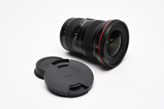 Canon EF 16-35mm f2.8L USM Lens, caps, Sharp!