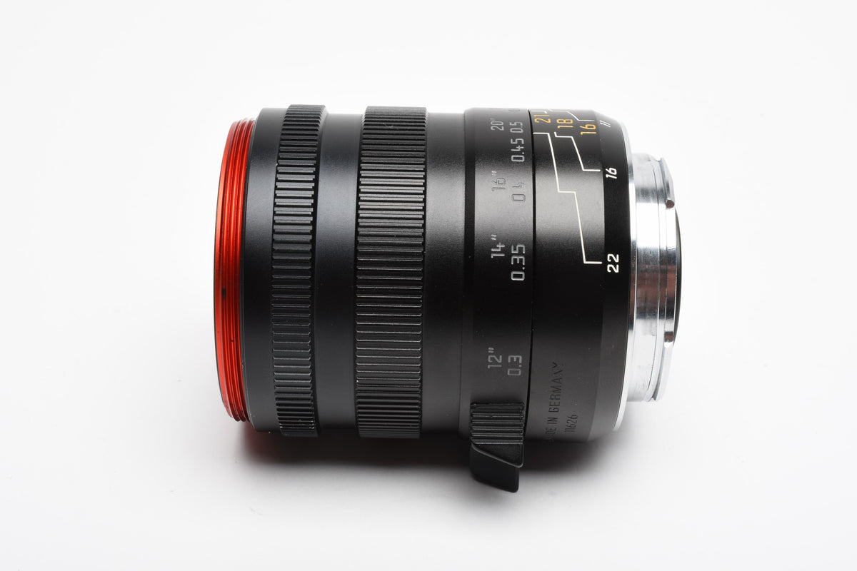 Leica Tri-Elmar-M 28-35-50mm F4 ASPH Black 6-Bit M Mount Lens #11626 w/Hood