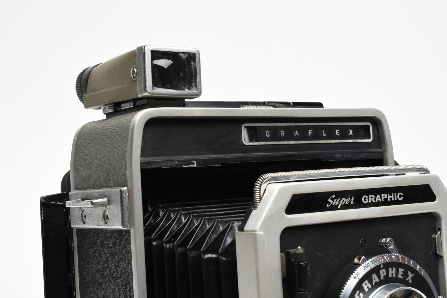 Graflex Super Graphic 4x5 camera w/135mm f4.7 lens, Tested, Great!