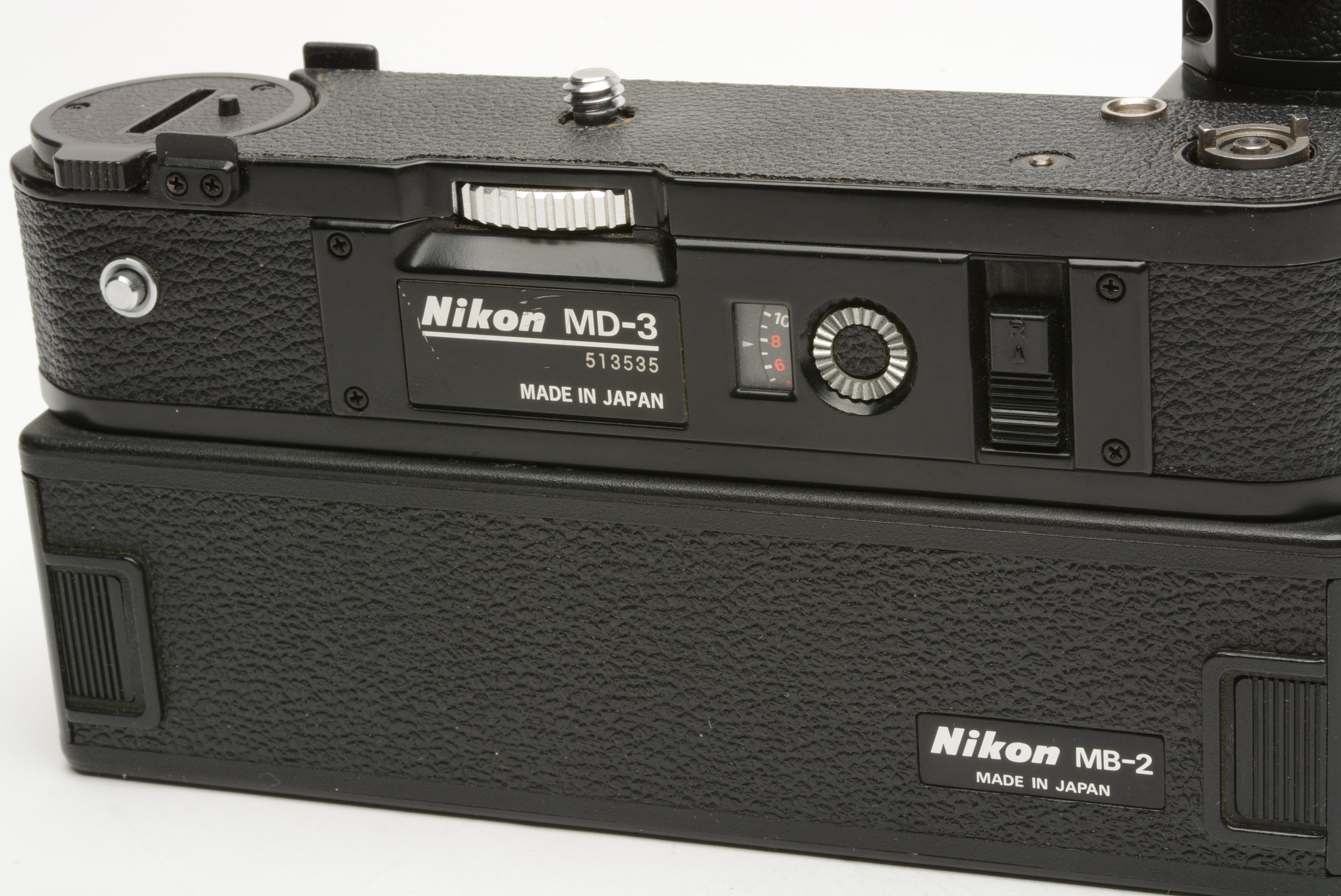 Nikon MD-3 Motor Drive w/MB-2 Battery pack, clean, tested, nice –  RecycledPhoto