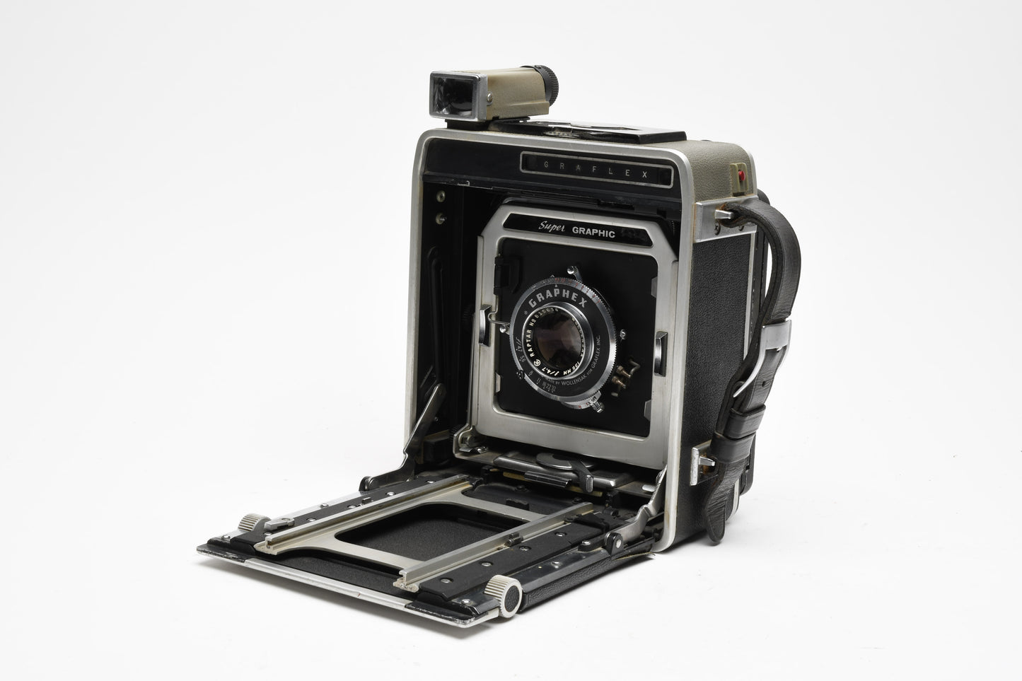 Graflex Super Graphic 4x5 camera w/135mm f4.7 lens, Tested, Great!