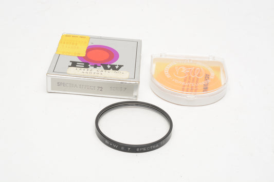 B+W Series 7 VII Spectra Effect 72 filter, Mint, Boxed