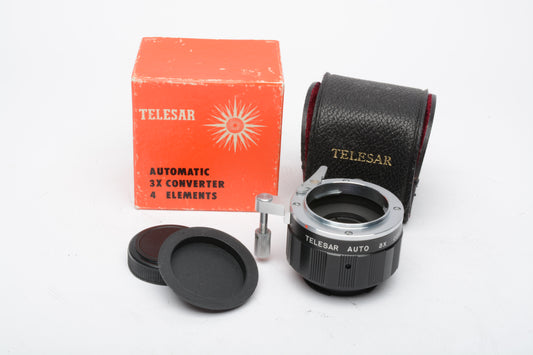 Telesar 4 Element 3X Converter for Exakta Mount, Mint-, Boxed