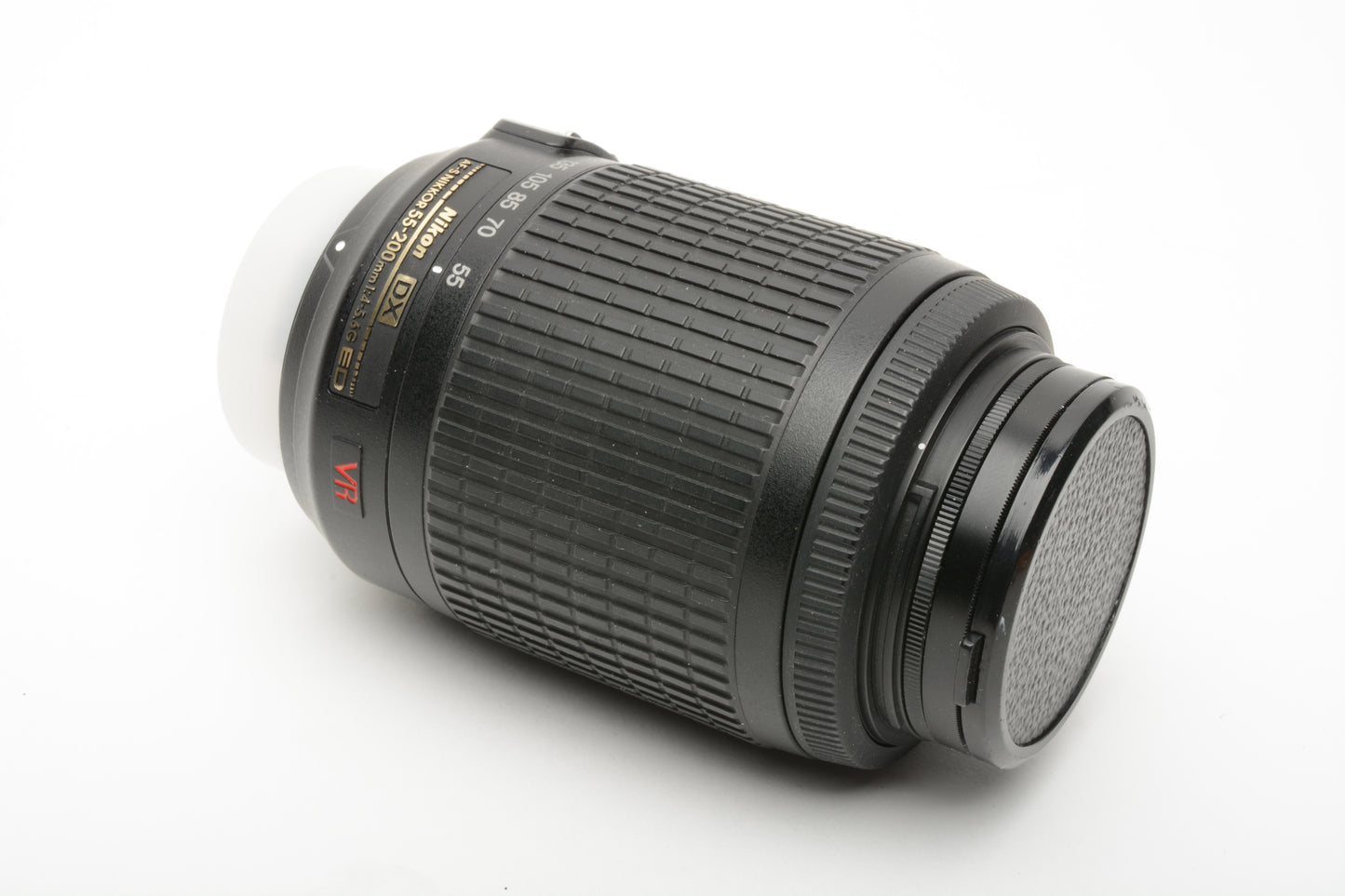 Nikon AF-S 55-200mm f4-5.6G ED VR DX, Hood, CPL filter, Very clean