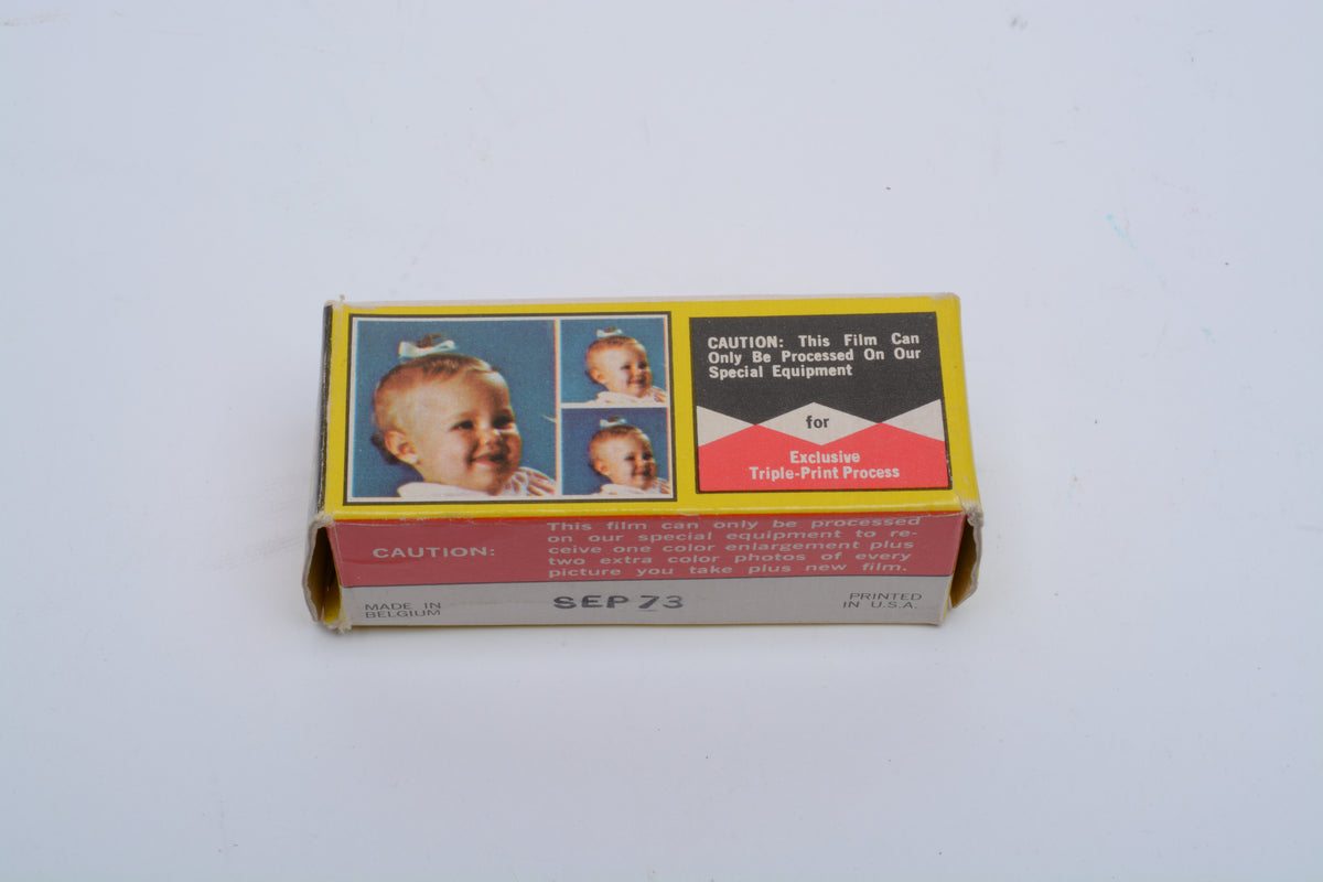 Famous Brand 620 Color film 8 & 12 exp. Expired 8/73 film, Sealed pack
