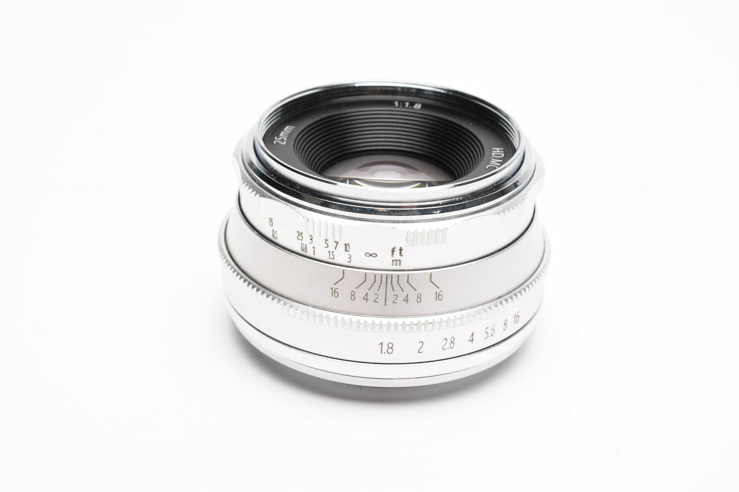 Pergear 25mm F1.8 HD.MC for Fujifilm FX mount MF lens, + hood