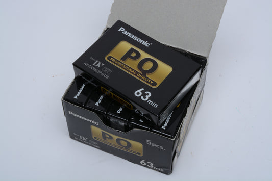 6X Panasonic Mini DV Digital Video 63 Minute Cassettes (6X Mini DV AY DVM63PQUS)