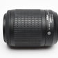 Nikon AFS Nikkor 55-200mm F4-5.6G ED DX VR zoom lens, caps, Great!