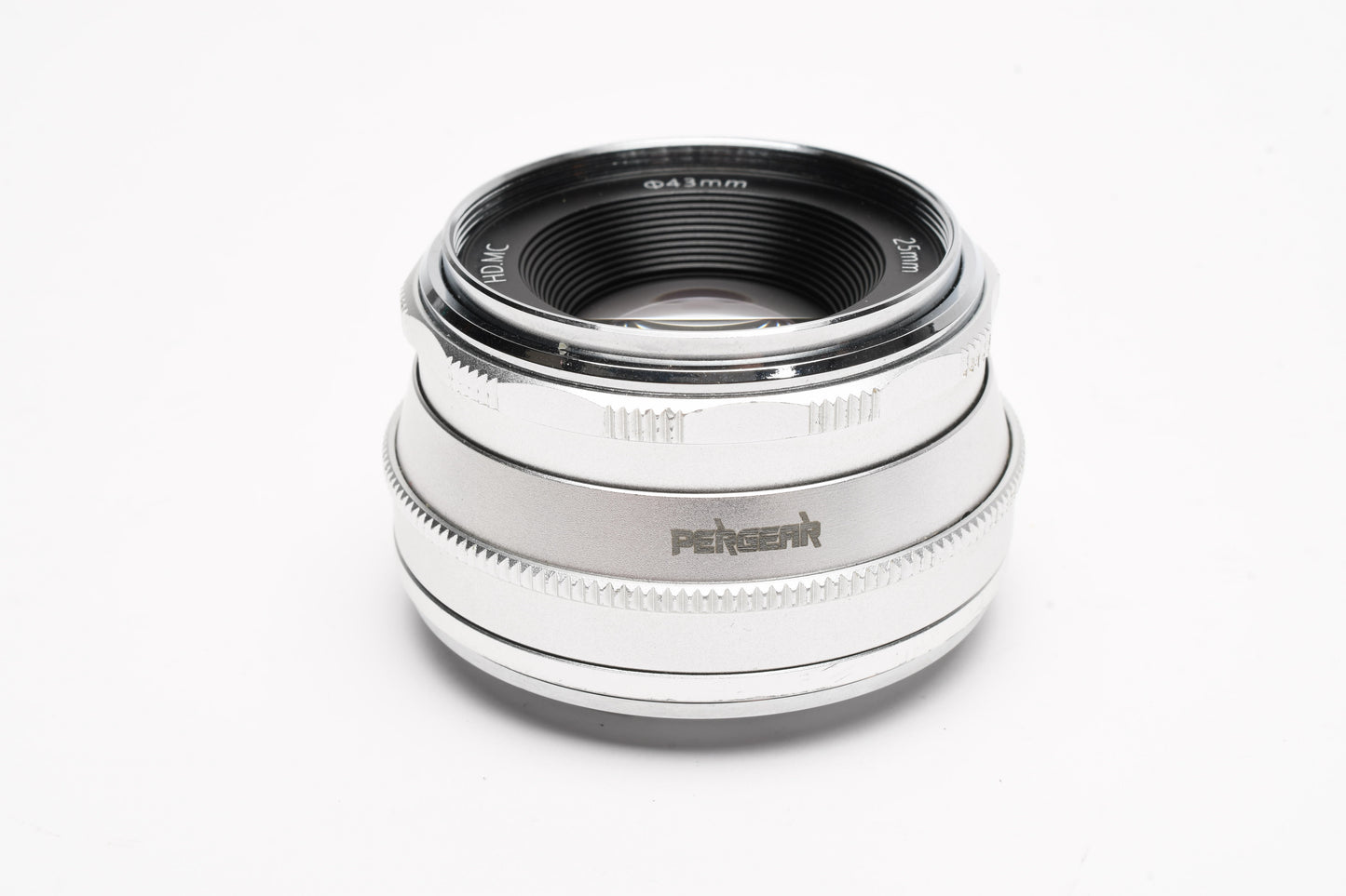 Pergear 25mm F1.8 HD.MC for Fujifilm FX mount MF lens, + hood