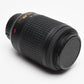 Nikon AFS Nikkor 55-200mm F4-5.6G ED DX VR zoom lens, caps, Great!