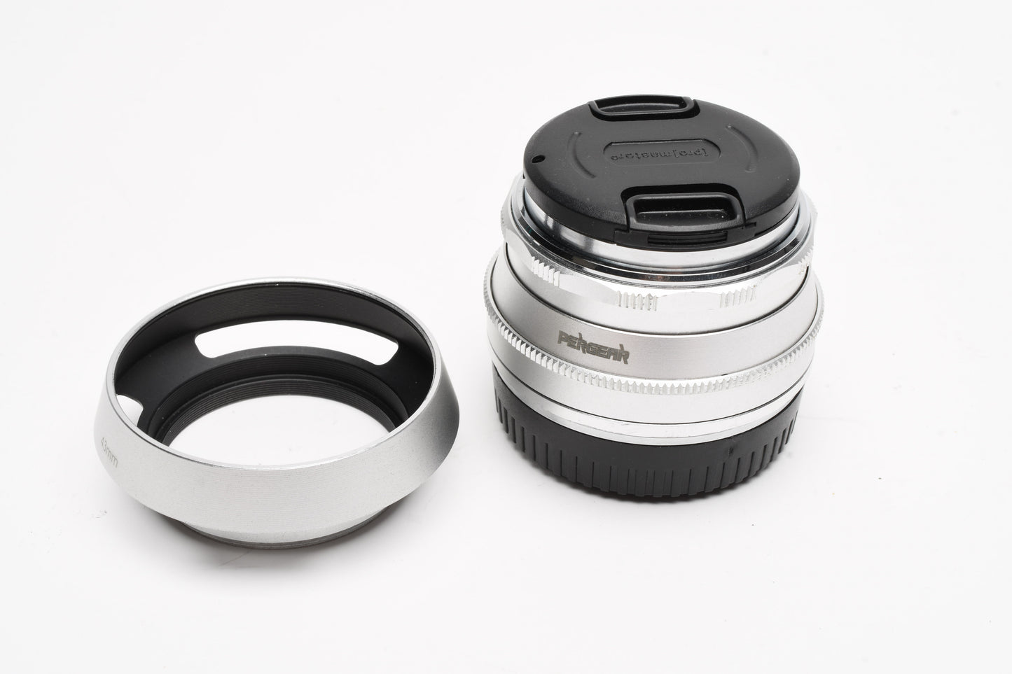 Pergear 25mm F1.8 HD.MC for Fujifilm FX mount MF lens, + hood