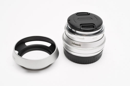 Pergear 25mm F1.8 HD.MC for Fujifilm FX mount MF lens, + hood