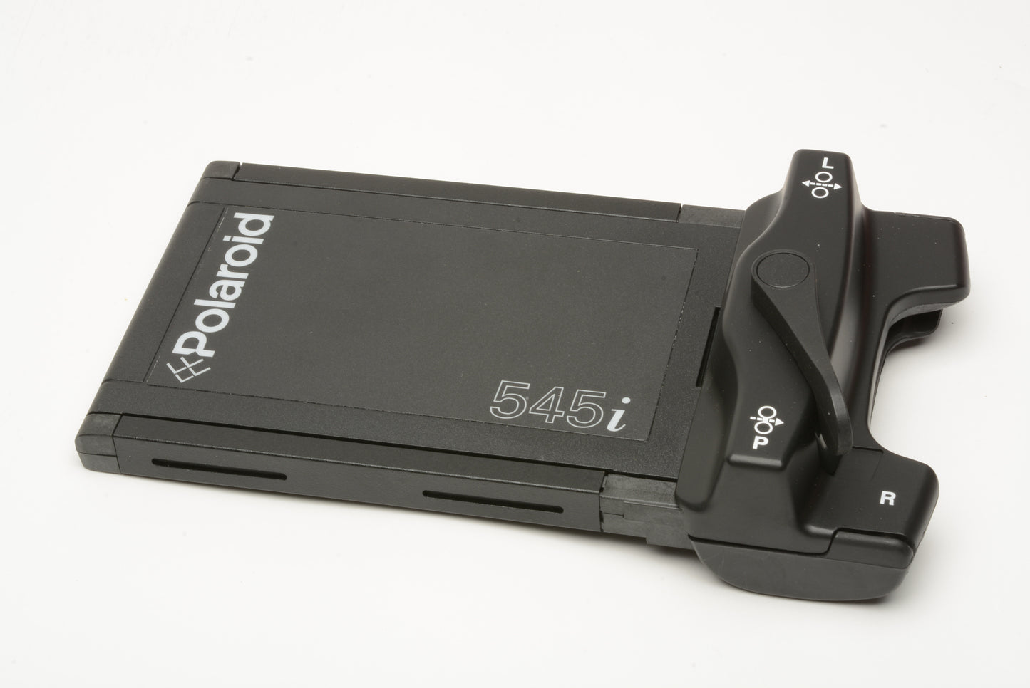 Polaroid 545i Instant Sheet Film Holder for 4x5 Cameras, instructions, Mint