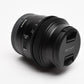 Sony FE 50mm f2.8G E-Mount lens SEL50F28G w/Hood (Black) Mint, Boxed
