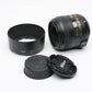 Nikon AF-S Micro Nikkor 40mm f2.8G DX Wide lens, hood+caps, USA, very clean