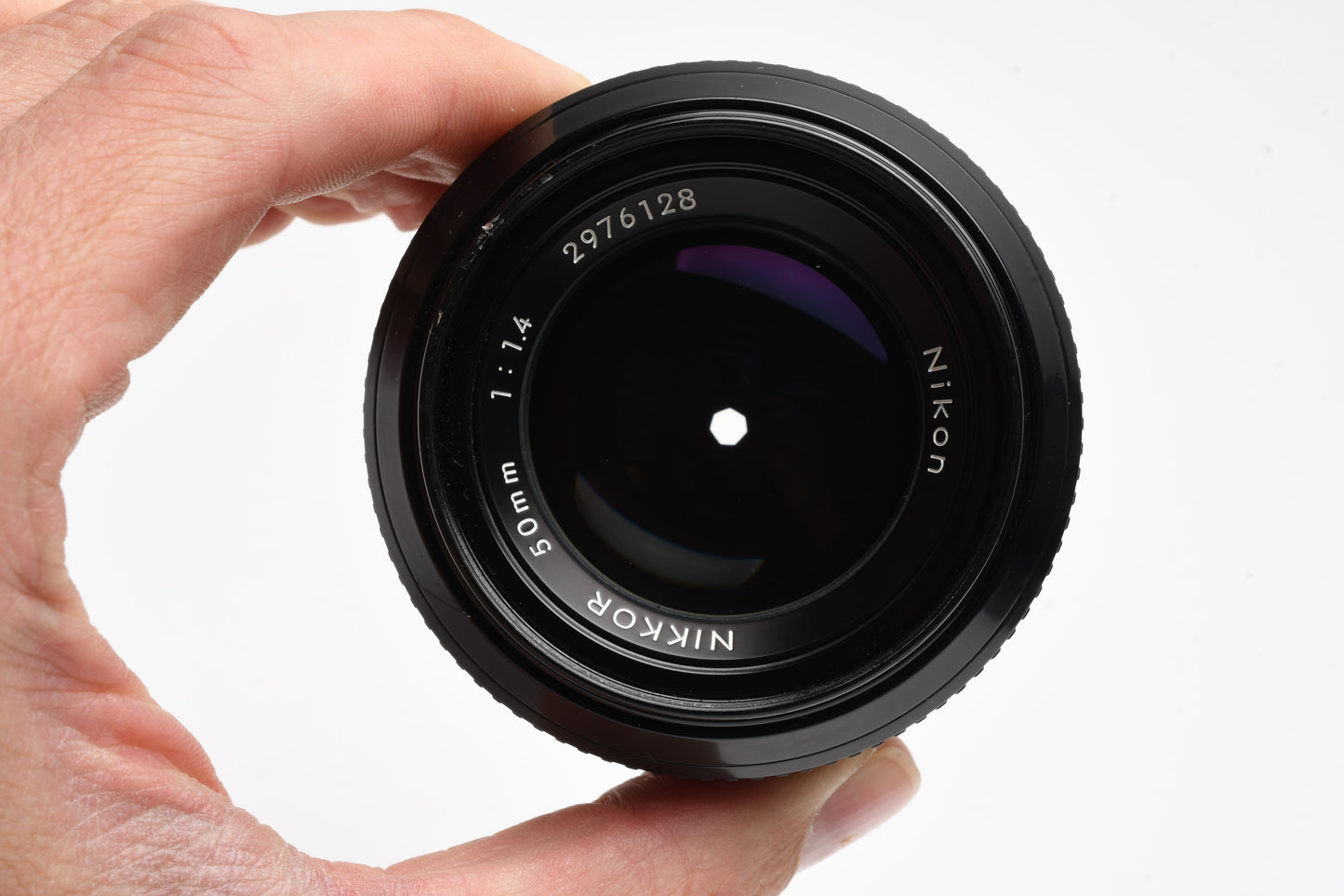 Nikon Nikkor 50mm f1.4 (Non-AI) Prime lens, caps, Sharp & Clean