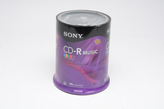 100X Sony CD-R Music, Sealed Tower CRM80RSX