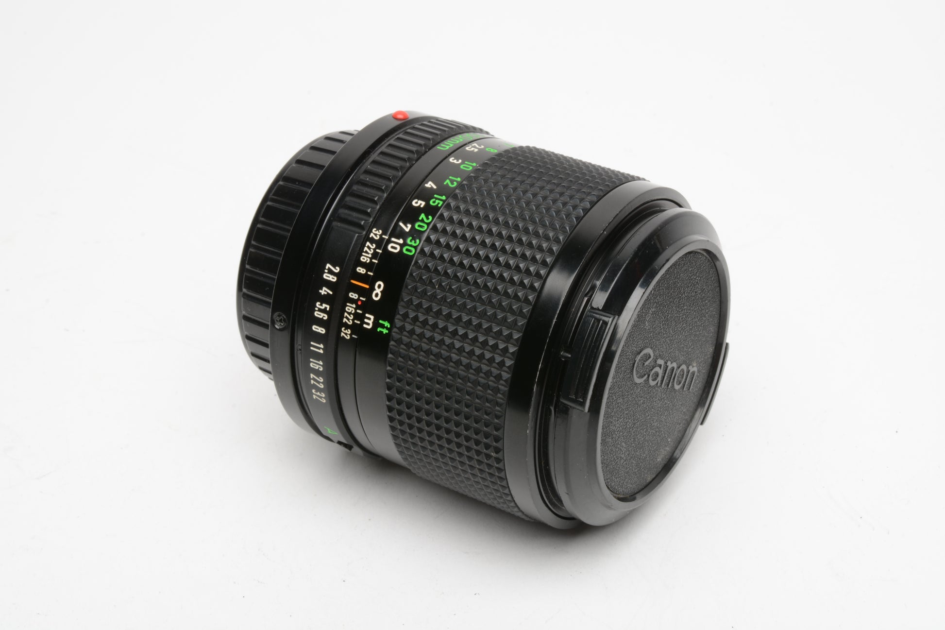 Canon FD 100mm NFD Portrait lens, caps, nice and sharp