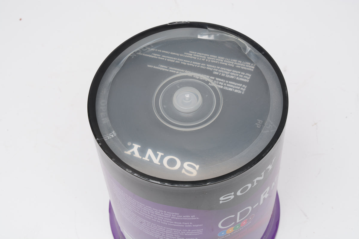 100X Sony CD-R Music, Sealed Tower CRM80RSX