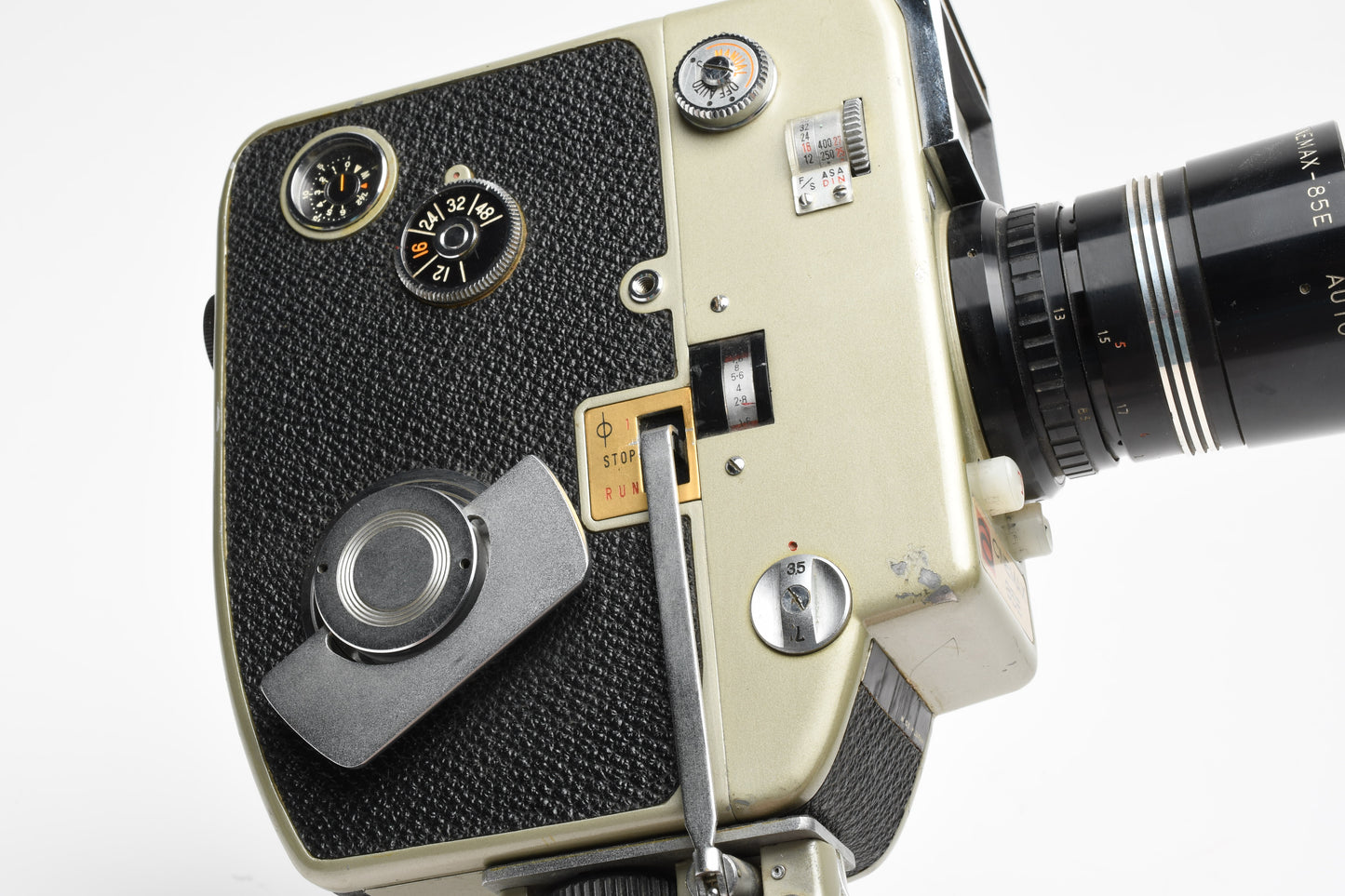 Argus Cinemax 85E 8mm movie camera w/8.5-42.5mm, Tested, Great!