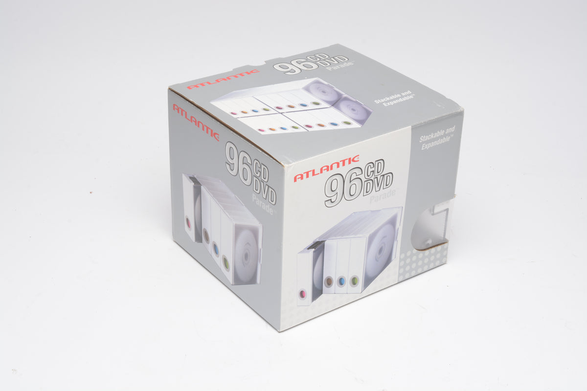 Atlantic Disc album cube Hold 4 color coded albums hold 96 discs, New