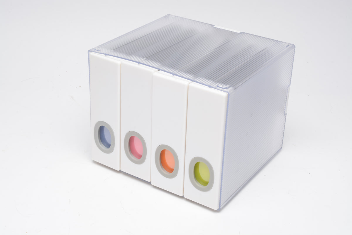 Atlantic Disc album cube Hold 4 color coded albums hold 96 discs, New