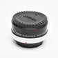 Vivitar 2X-4 Teleconverter for Canon FL-FD mount, caps + case