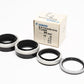 Canon Extension Tube M Set (1x M5, 1x M10, 2x M20 rings) Boxed
