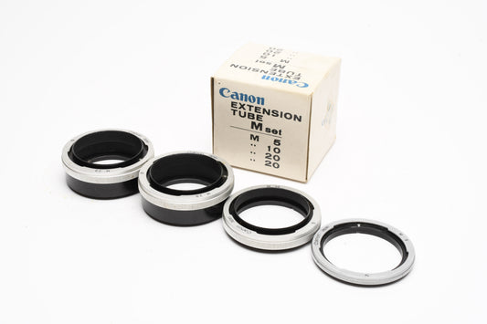 Canon Extension Tube M Set (1x M5, 1x M10, 2x M20 rings) Boxed