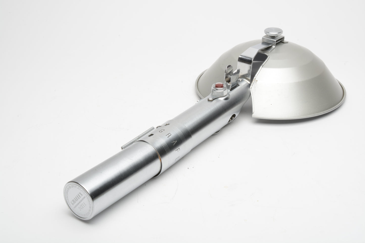 Graflex 3 Cell flash Handle w/Red Button Skywalker Star Wars Lightsaber, Clean!