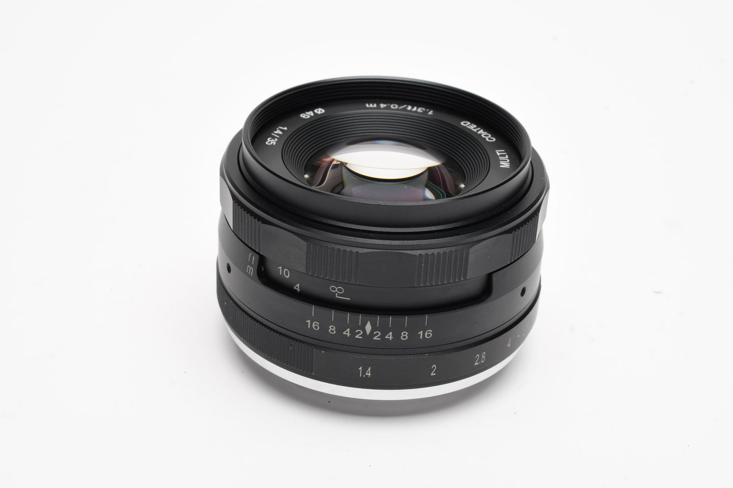 Meike 35mm f1.4 Lens for Sony E Mount, APS-C, Manual Focus, w/Caps, Mint-