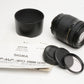 Sigma APO UC 70-210mm f4-5.6 zoom lens, Caps, Hood, UV, Nikon AF