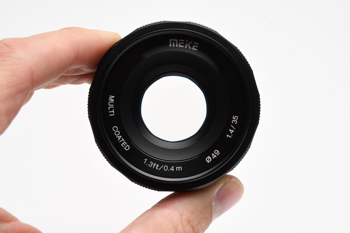 Meike 35mm f1.4 Lens for Sony E Mount, APS-C, Manual Focus, w/Caps, Mint-