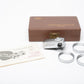 Zeiss Ikon Contameter + 3 Opton Proxar (40.5mm) filters in case, manual, Mint!