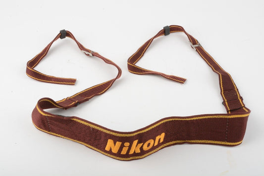 Genuine Nikon Burgundy Wide 1.75" AN-6W Strap, Very Clean