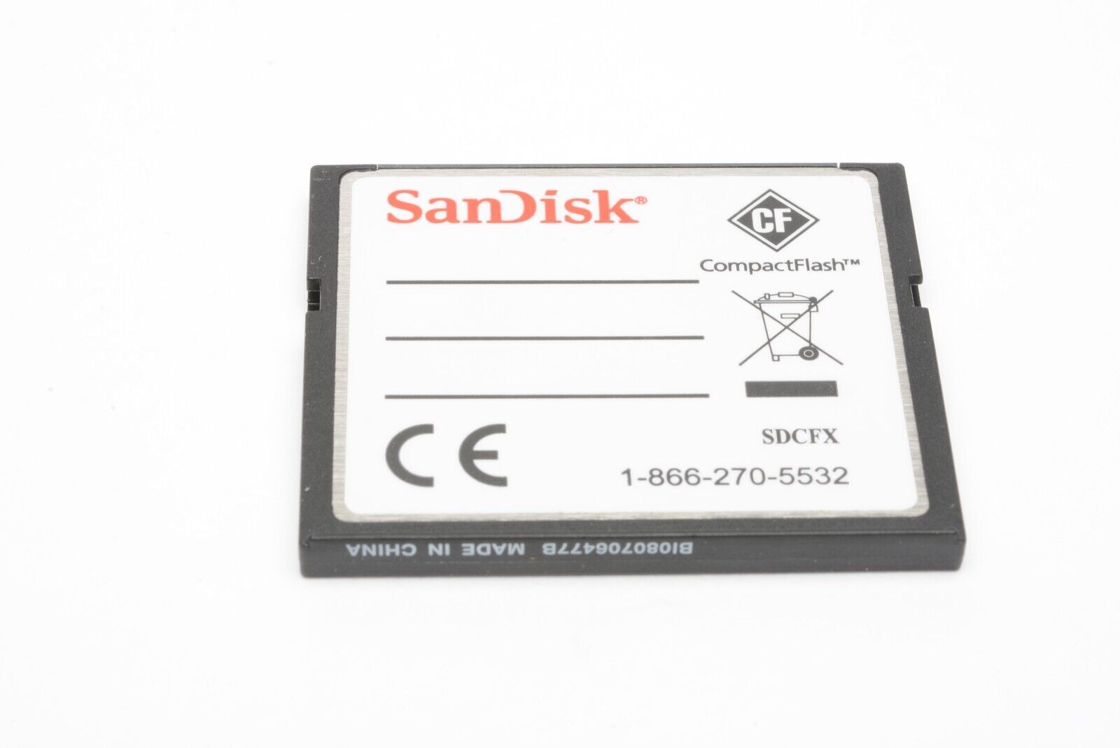 Sandisk compact flash on sale 8gb