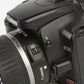 EXC++ CANON XTi DSLR BLACK BODY w/18-55mm ZOOM, 2BATTS+CHARGER+STRAP+MANUAL+BOOK