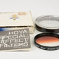 SET OF 3 MINT HOYA 55mm FILTERS, BOXED+JEWEL CASE, GRAD TOBACCO, K2 YELLOW, DIFF